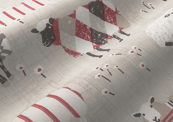 Baa Baa, Peony - Twist&Fit Roman Blind - Image 4